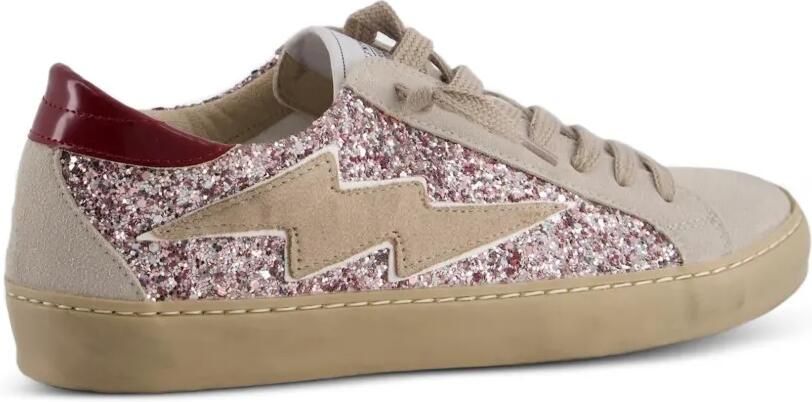 CORINA Retro 3 sneakers met glitters Beige - Foto 4