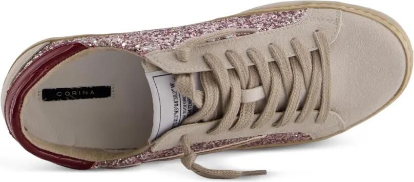 CORINA Retro 3 sneakers met glitters Beige - Foto 5