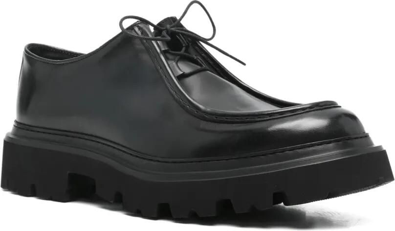 Corneliani Derby veterschoenen met plateauzool Zwart - Foto 3