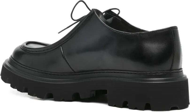 Corneliani Derby veterschoenen met plateauzool Zwart - Foto 2