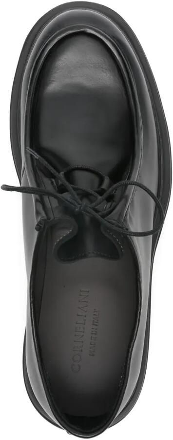 Corneliani Derby veterschoenen met plateauzool Zwart - Foto 4