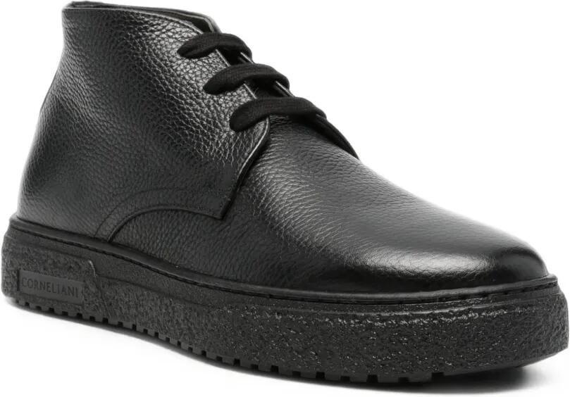 Corneliani Desert boots van bewerkt leer Zwart - Foto 3