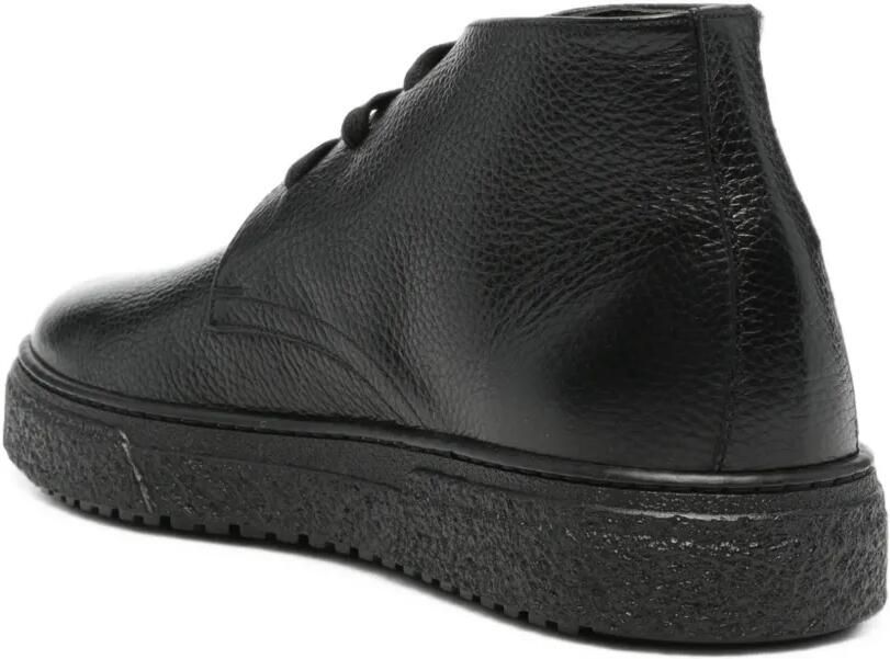Corneliani Desert boots van bewerkt leer Zwart - Foto 2