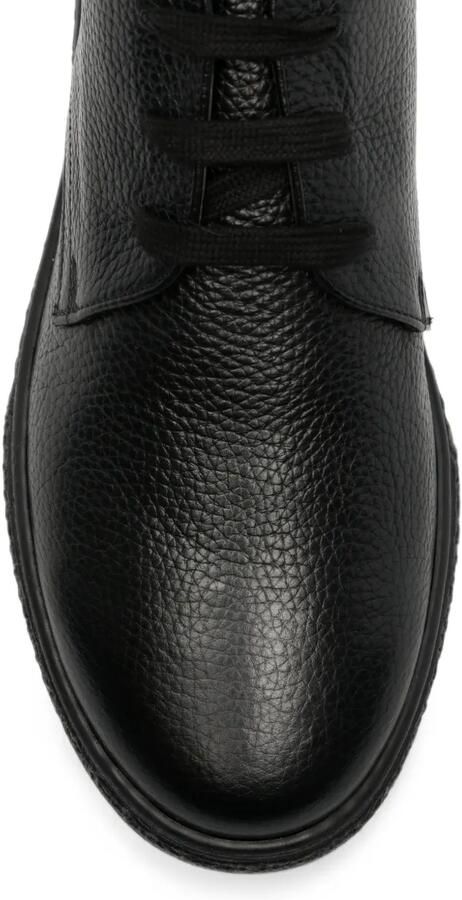 Corneliani Desert boots van bewerkt leer Zwart - Foto 4