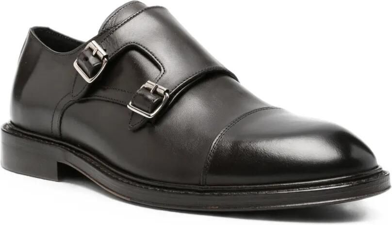 Corneliani Gespschoenen met dubbel bandje Bruin - Foto 3