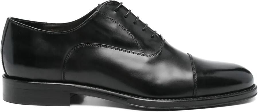 Corneliani Leren derby schoenen Zwart