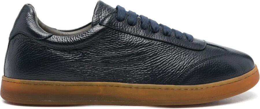 Corneliani Leren sneakers Blauw