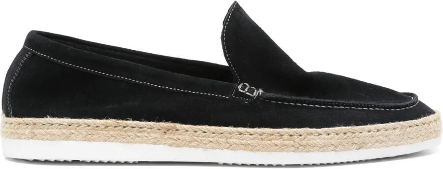 Corneliani Suède espadrilles Blauw