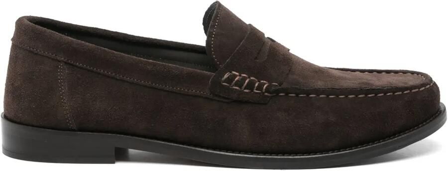 Corneliani Suède loafers Bruin