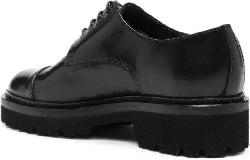 Corneliani Veterschoenen met chunky zool en bewerkte neus Zwart - Foto 2