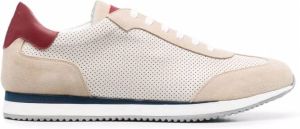 Corneliani Geperforeerde sneakers Beige