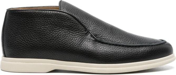 Corneliani High-top loafers van bewerkt leer Zwart