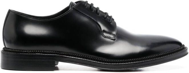 Corneliani Leren veterschoenen Zwart