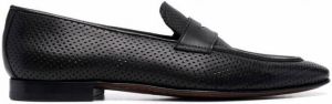 Corneliani Loafers met geperforeerd detail Zwart