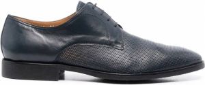 Corneliani Oxford geperforeerde schoenen Blauw