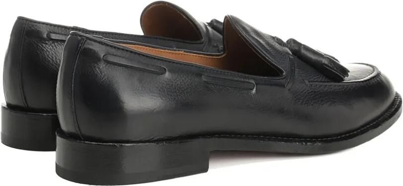 Corvari Leren bootschoenen met kwastje Zwart - Foto 5