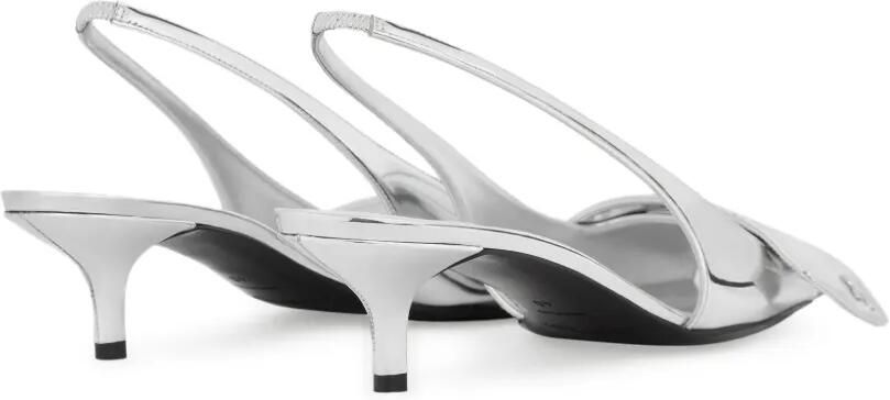 Courrèges 45 mm slingback pumps Wit - Foto 3