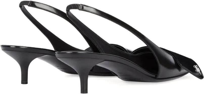 Courrèges 45 mm slingback pumps Zwart - Foto 4