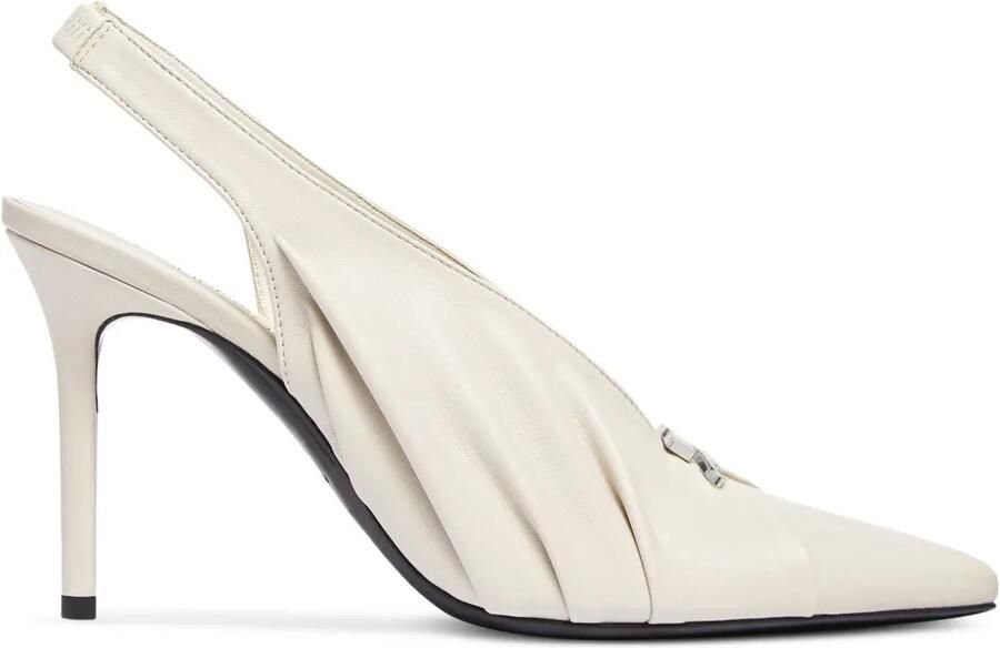 Courrèges Gedrapeerde slingbacks Wit - Foto 1