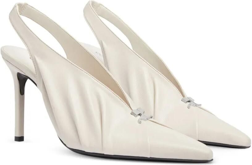 Courrèges Gedrapeerde slingbacks Wit - Foto 4
