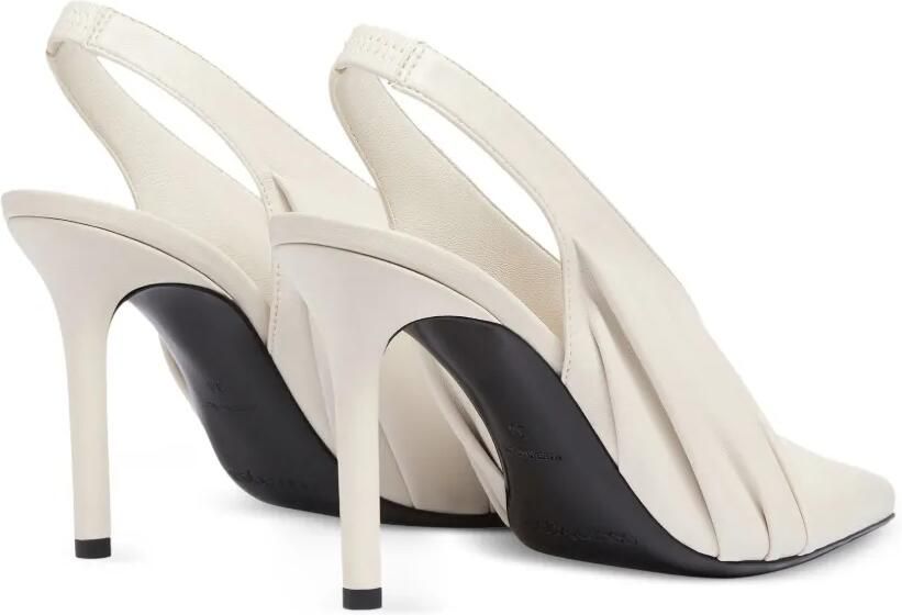 Courrèges Gedrapeerde slingbacks Wit - Foto 3