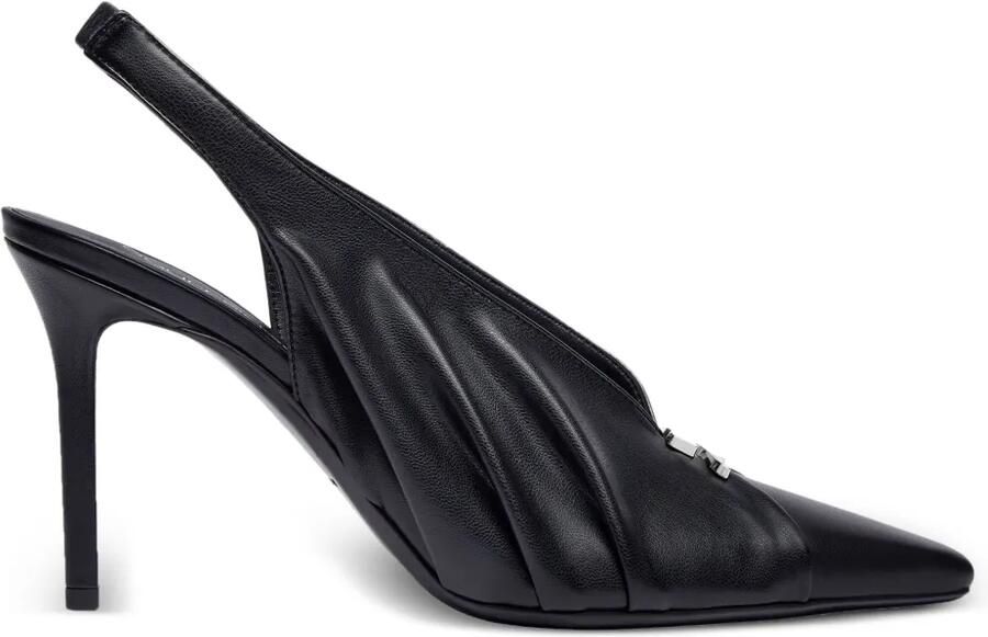 Courrèges Gedrapeerde slingbacks Zwart