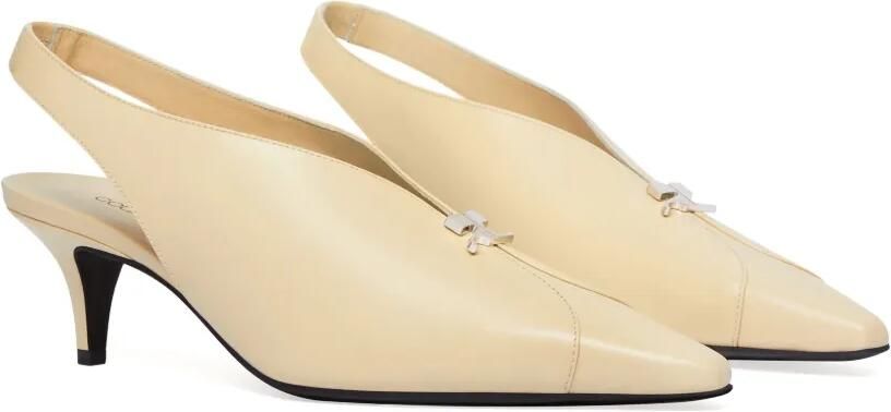 Courrèges Leren slingbacks Beige - Foto 3