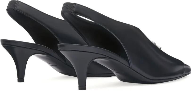 Courrèges Leren slingbacks Zwart - Foto 5