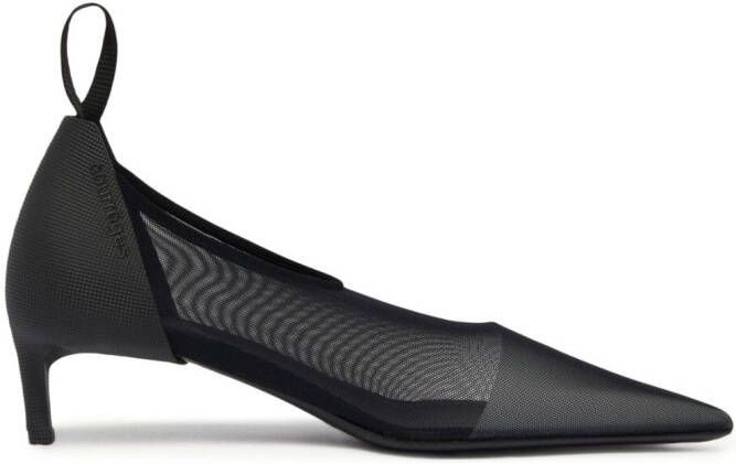Courrèges Diving pumps met mesh Zwart