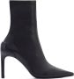 Courrèges Leren stiletto laarzen Zwart - Thumbnail 1