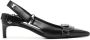 Courrèges Racer leren pumps Zwart - Thumbnail 1