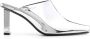 Courrèges Sleek 70mm gespiegelde muiltjes Zilver - Thumbnail 1
