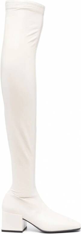 Courrèges Overknee laarzen Beige