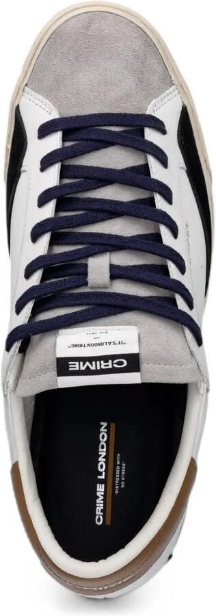 Crime London 2.0 gerafelde sneakers met vlakken Wit - Foto 4