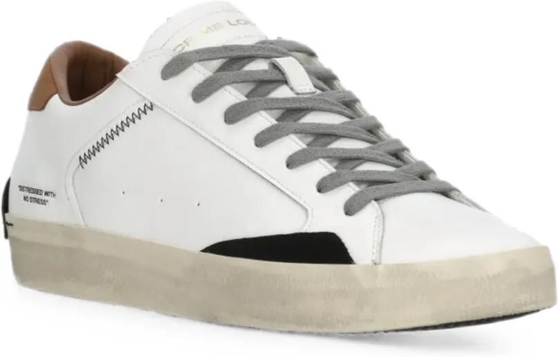 Crime London 2.0 sneakers met gerafeld effect Wit - Foto 3