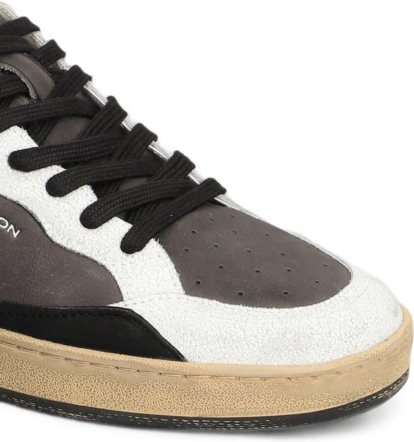 Crime London Chelsea leren sneakers Bruin