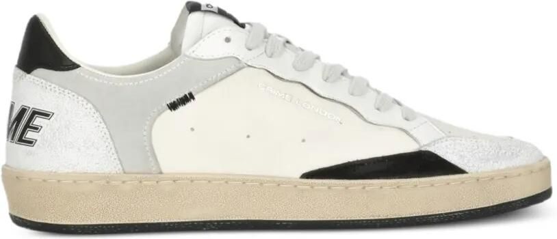 Crime London Chelsea panelled sneakers Wit