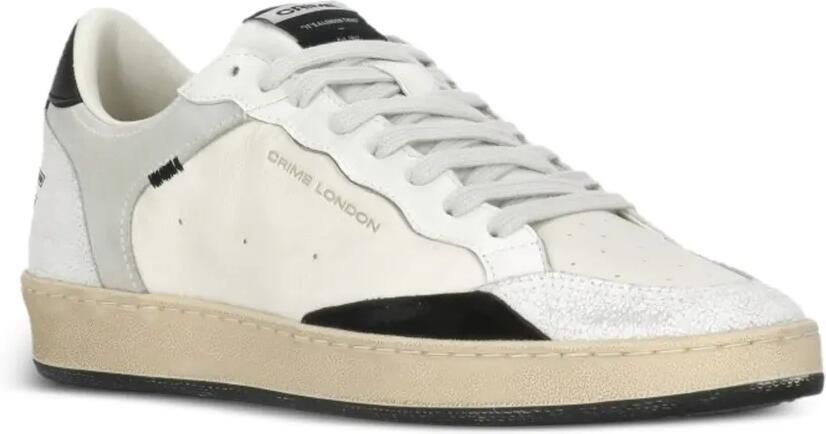 Crime London Chelsea panelled sneakers Wit - Foto 3