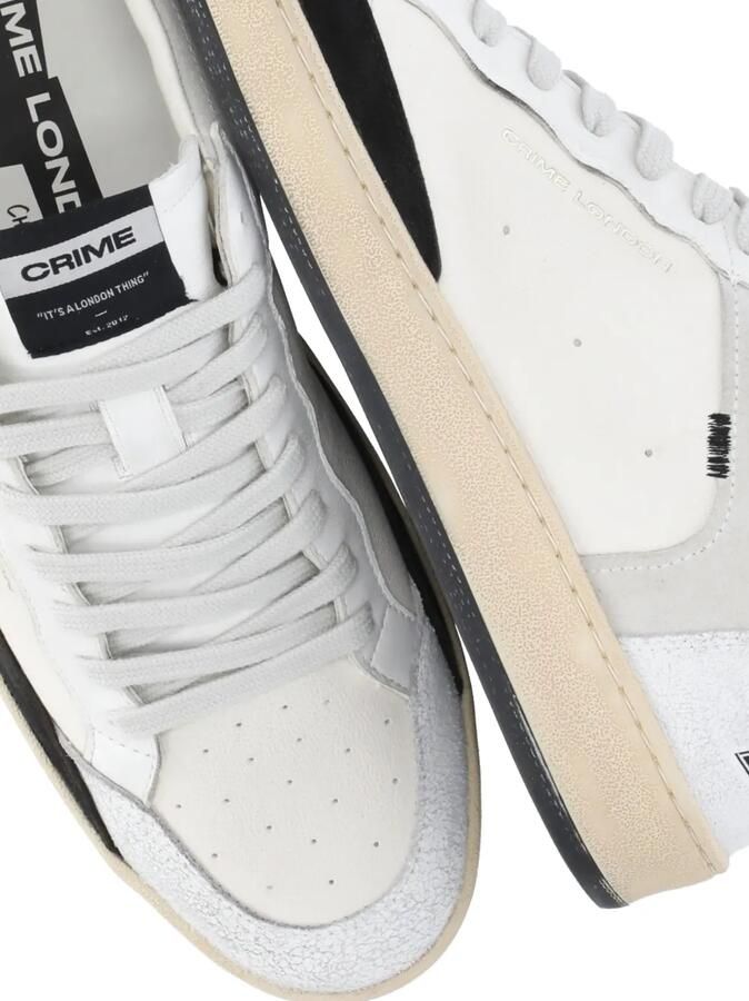 Crime London Chelsea panelled sneakers Wit - Foto 2