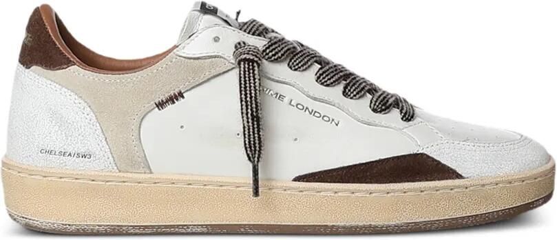 Crime London Chelsea sneakers met vlakken Wit