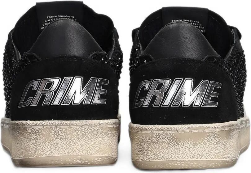 Crime London Chelsea leren sneakers verfraaid met studs Zwart - Foto 3