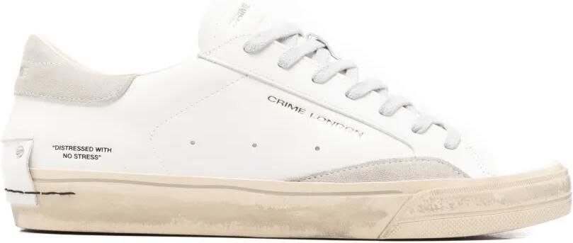 Crime London Distressed 2.0 sneakers Wit
