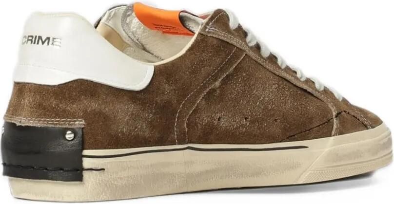Crime London distressed-effect leather sneakers Beige - Foto 3