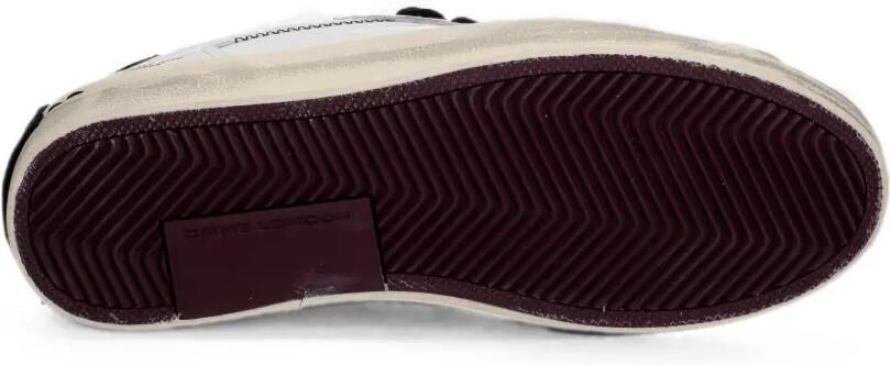 Crime London Distressed sneakers verfraaid met glitters Wit - Foto 5