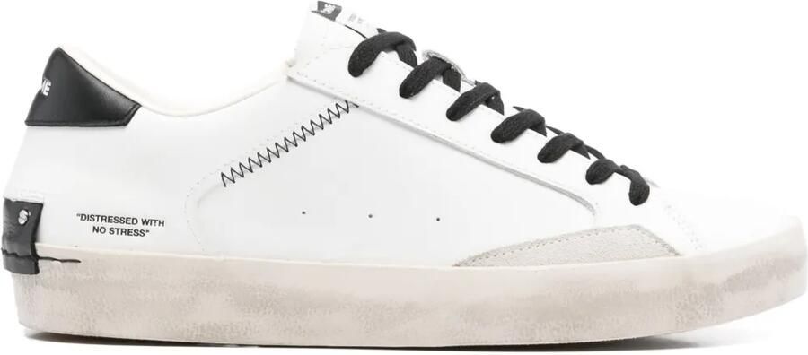 Crime London Distressed sneakers Wit