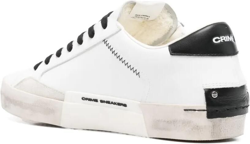 Crime London Distressed sneakers Wit - Foto 2
