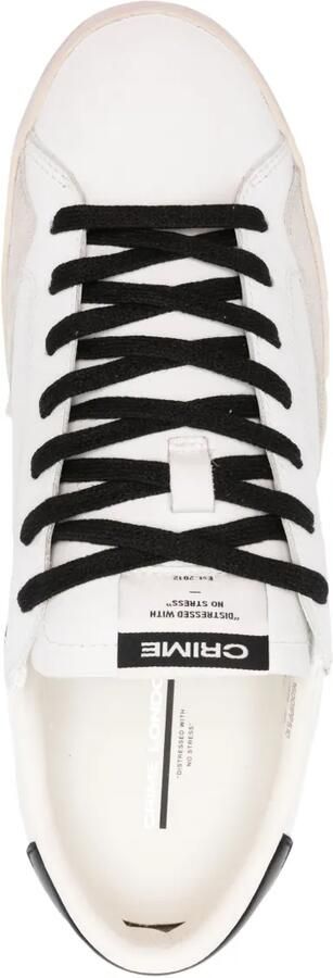 Crime London Distressed sneakers Wit - Foto 4