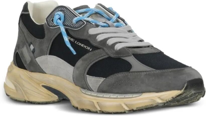 Crime London Fugitive 9094 panelled sneakers Grijs - Foto 3