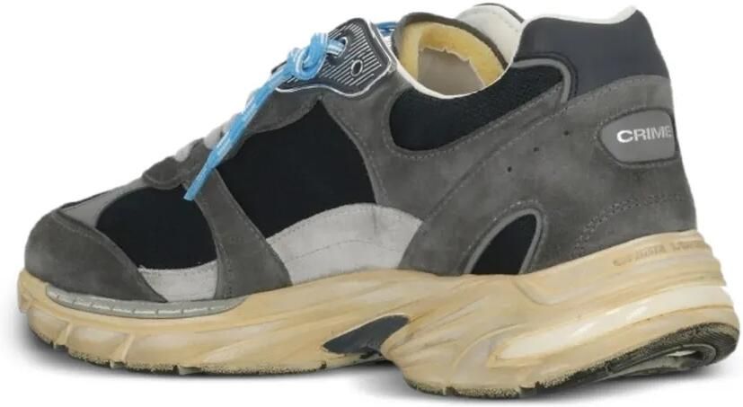Crime London Fugitive 9094 panelled sneakers Grijs - Foto 4