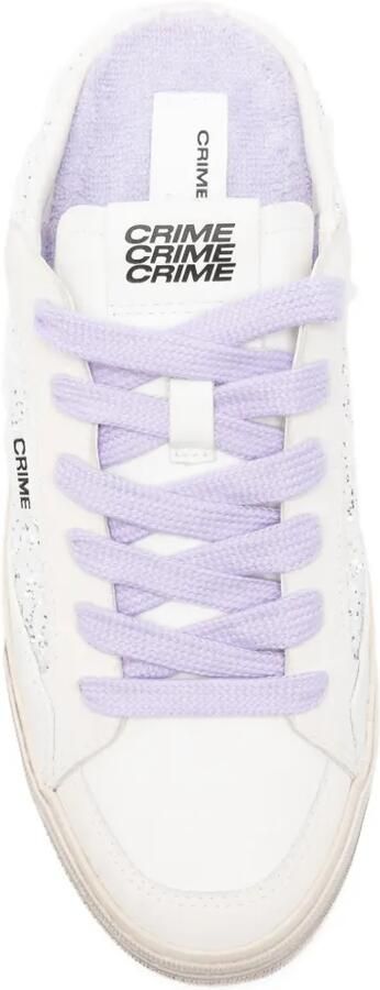Crime London Glitter sneakers Grijs - Foto 4
